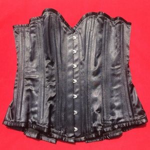 Lace-Up Overbust Corset Waist Cincher